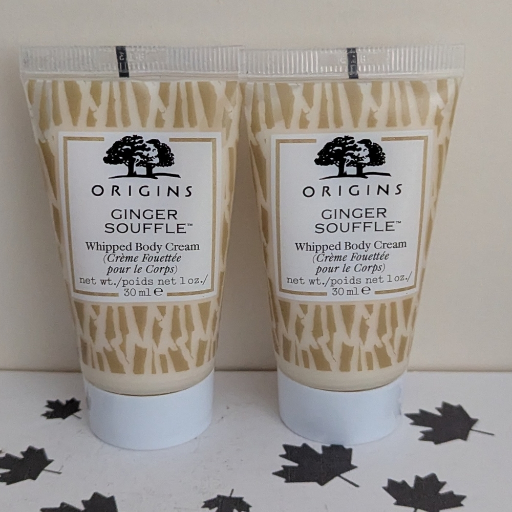 2 x Origins Ginger Souffle Whipped Body Cream
